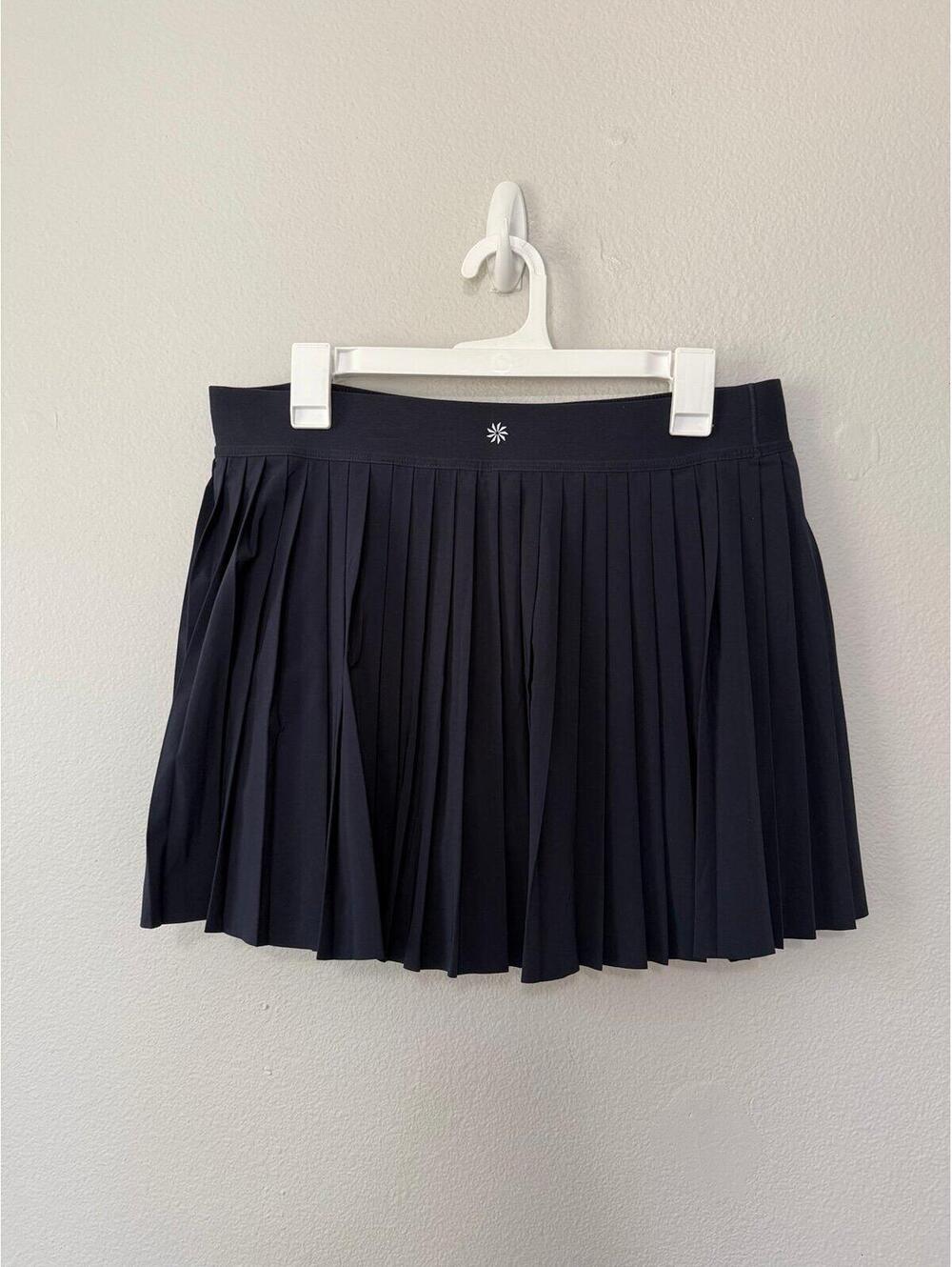 Athleta match point pleated skort size large in navy $79 retail NWT - Picture 2 of 5